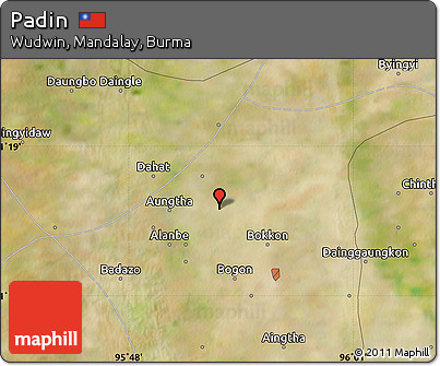 Satellite Map of Padin