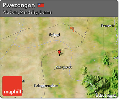 Satellite Map of Pwezongon