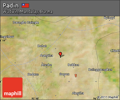 Satellite Map of Padin