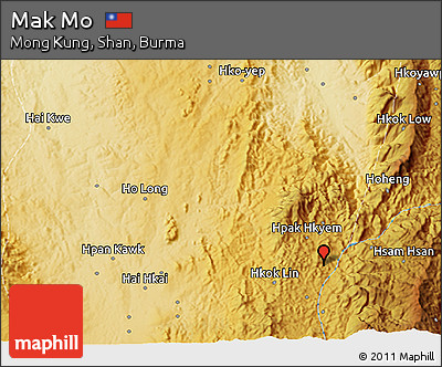 Physical 3D Map of Mak Mo