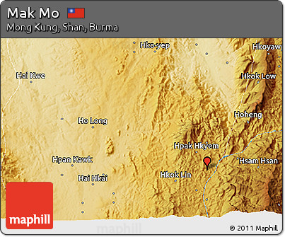 Physical 3D Map of Mak Mo