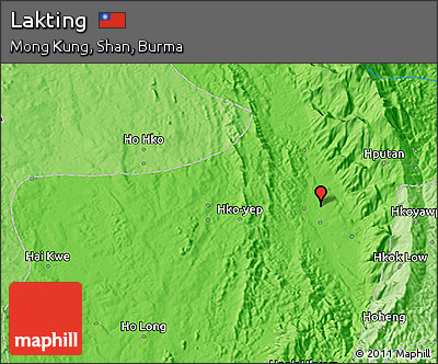 Political 3D Map of Lakting