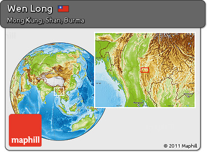 Physical Location Map of Wen Long