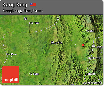Satellite Map of Kong King