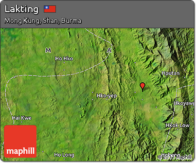 Satellite Map of Lakting