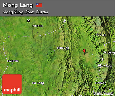 Satellite Map of Möng Lang
