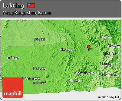 Political Panoramic Map of Lakting