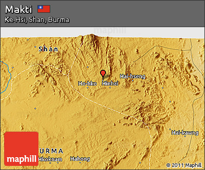 Physical 3D Map of Makti