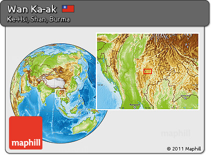 Physical Location Map of Wan Ka-ak