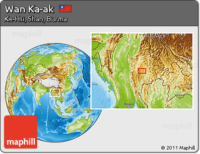 Physical Location Map of Wan Ka-ak