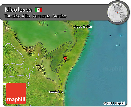 Satellite 3D Map of Nicolases
