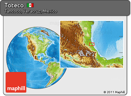 Physical Location Map of Toteco