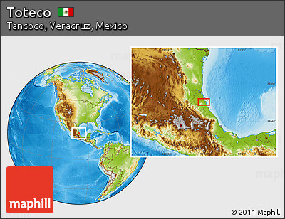 Physical Location Map of Toteco
