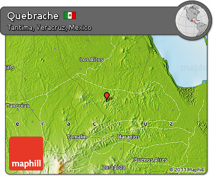 Physical Map of Quebrache