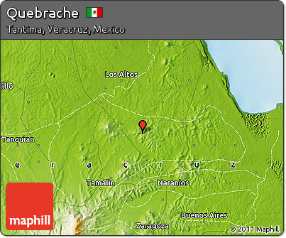 Physical Map of Quebrache