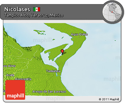 Physical Panoramic Map of Nicolases