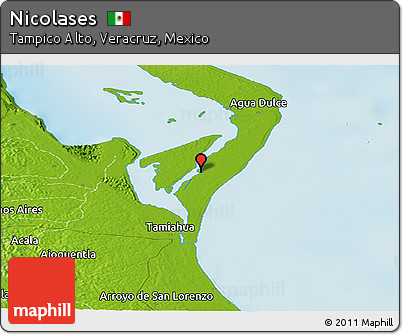 Physical Panoramic Map of Nicolases