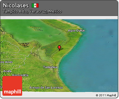 Satellite Panoramic Map of Nicolases