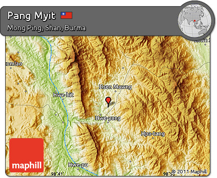 Physical Map of Pang Myit