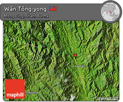 Satellite Map of Wān Tōng-yong