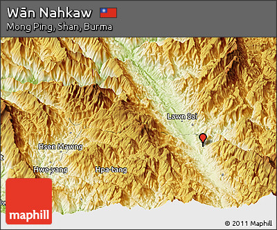Physical Panoramic Map of Wān Nahkaw