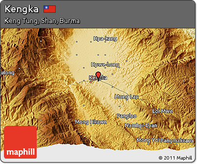 Physical 3D Map of Kengka
