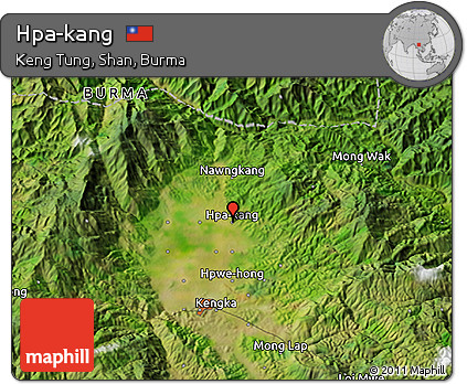 Satellite 3D Map of Hpa-kang