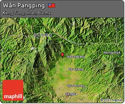 Satellite 3D Map of Wān Pangping