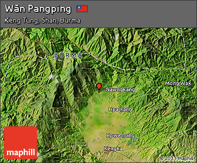 Satellite 3D Map of Wān Pangping