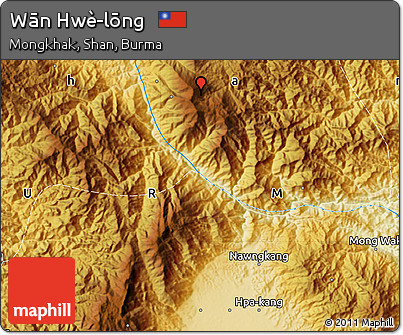 Physical Map of Wān Hwè-lōng