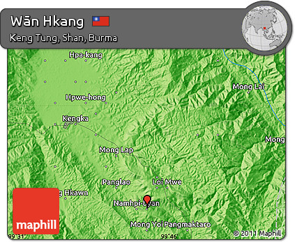 Political Map of Wān Hkang