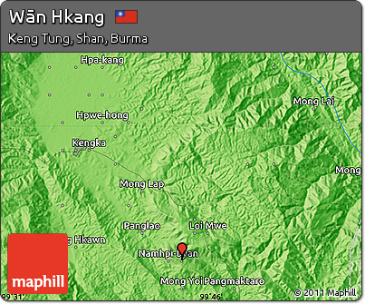 Political Map of Wān Hkang