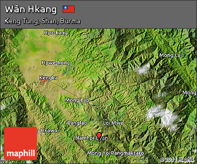 Satellite Map of Wān Hkang