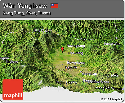 Satellite Panoramic Map of Wān Yanghsaw