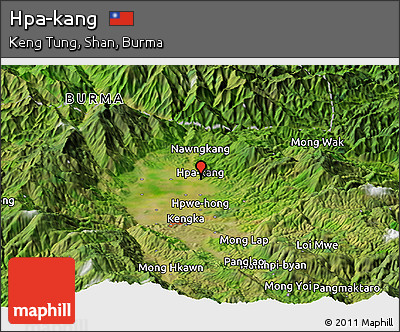 Satellite Panoramic Map of Hpa-kang