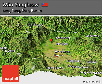 Satellite Panoramic Map of Wān Yanghsaw