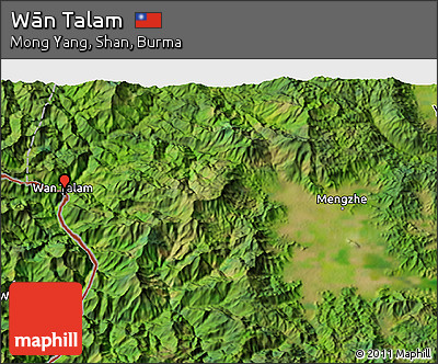 Satellite 3D Map of Wān Talam