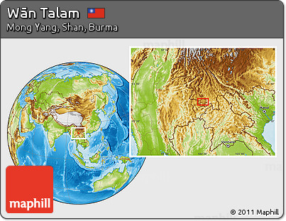 Physical Location Map of Wān Talam