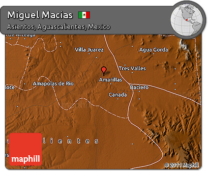 Physical Map of Miguel Macias