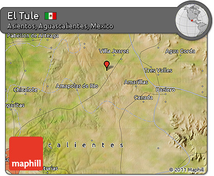 Satellite Map of El Tule