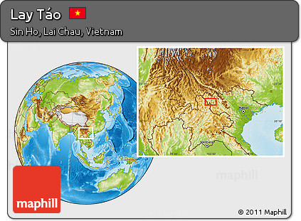 Physical Location Map of Lay Táo