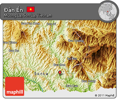 Physical 3D Map of Ðán Én