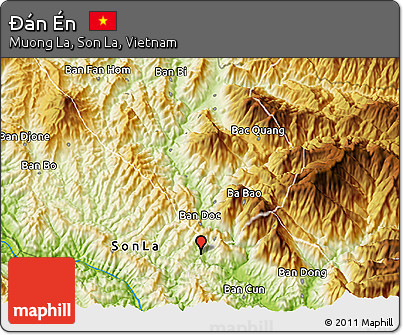 Physical 3D Map of Ðán Én
