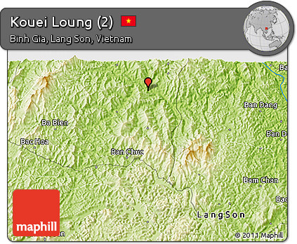 Physical 3D Map of Kouei Loung (2)