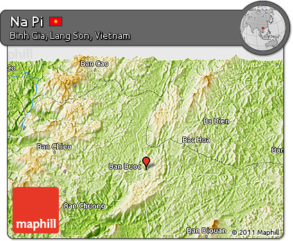 Physical 3D Map of Na Pi