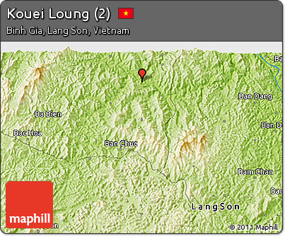 Physical 3D Map of Kouei Loung (2)