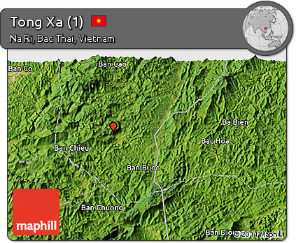 Satellite 3D Map of Tong Xa (1)