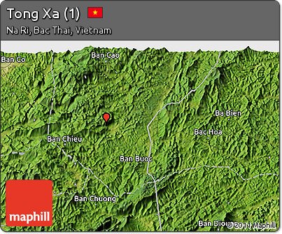 Satellite 3D Map of Tong Xa (1)