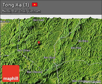 Satellite 3D Map of Tong Xa (1)