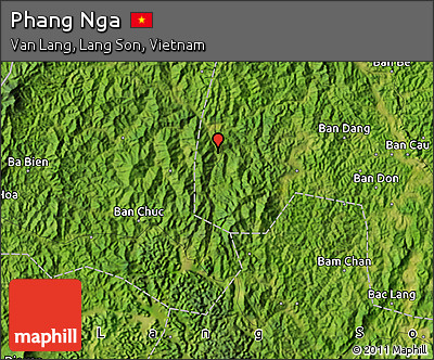 Satellite Map of Phang Nga